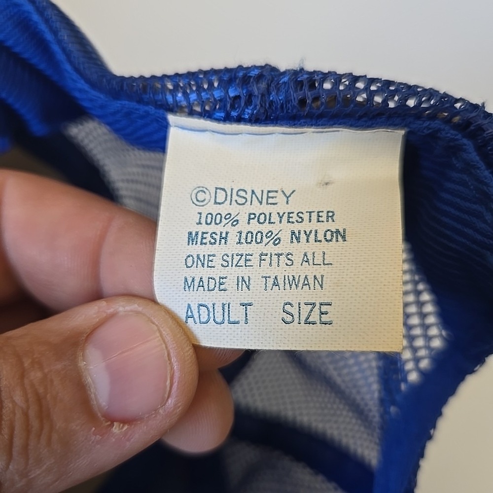 vintage 80s‎ WALT DISNEY WORLD SNAPBACK HAT scrambled eggs trucker mesh - Picture 4 of 4